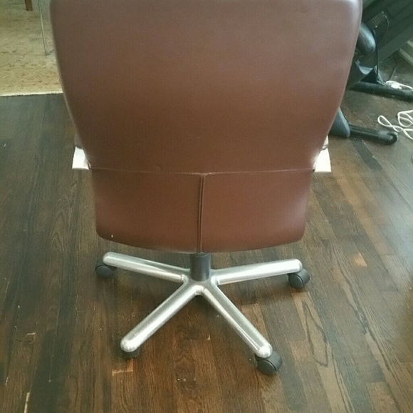 Brayton High Back Leather Chairs -set of 4 - Picture 2 of 4